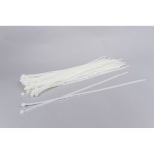 100 x 2.5 Kabelbinders Wit (100)