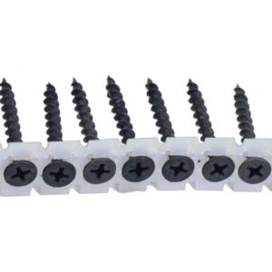 3.5x35 Gipsplaatschroeven Zwart op Band fijne draad (1000 stuks)